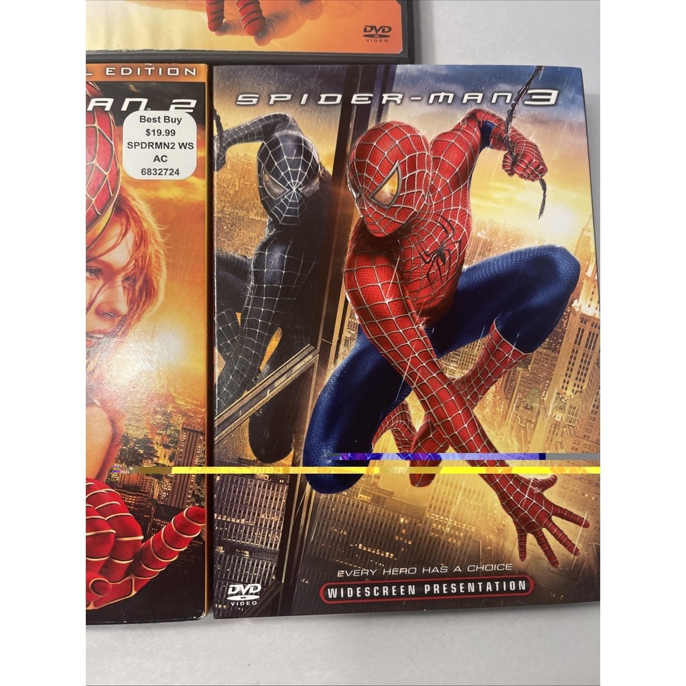 Spider-Man Trilogy 1 2 3 Wide Screen Special Edition 3 DVD Tobey Maguire - Picture 4 of 9